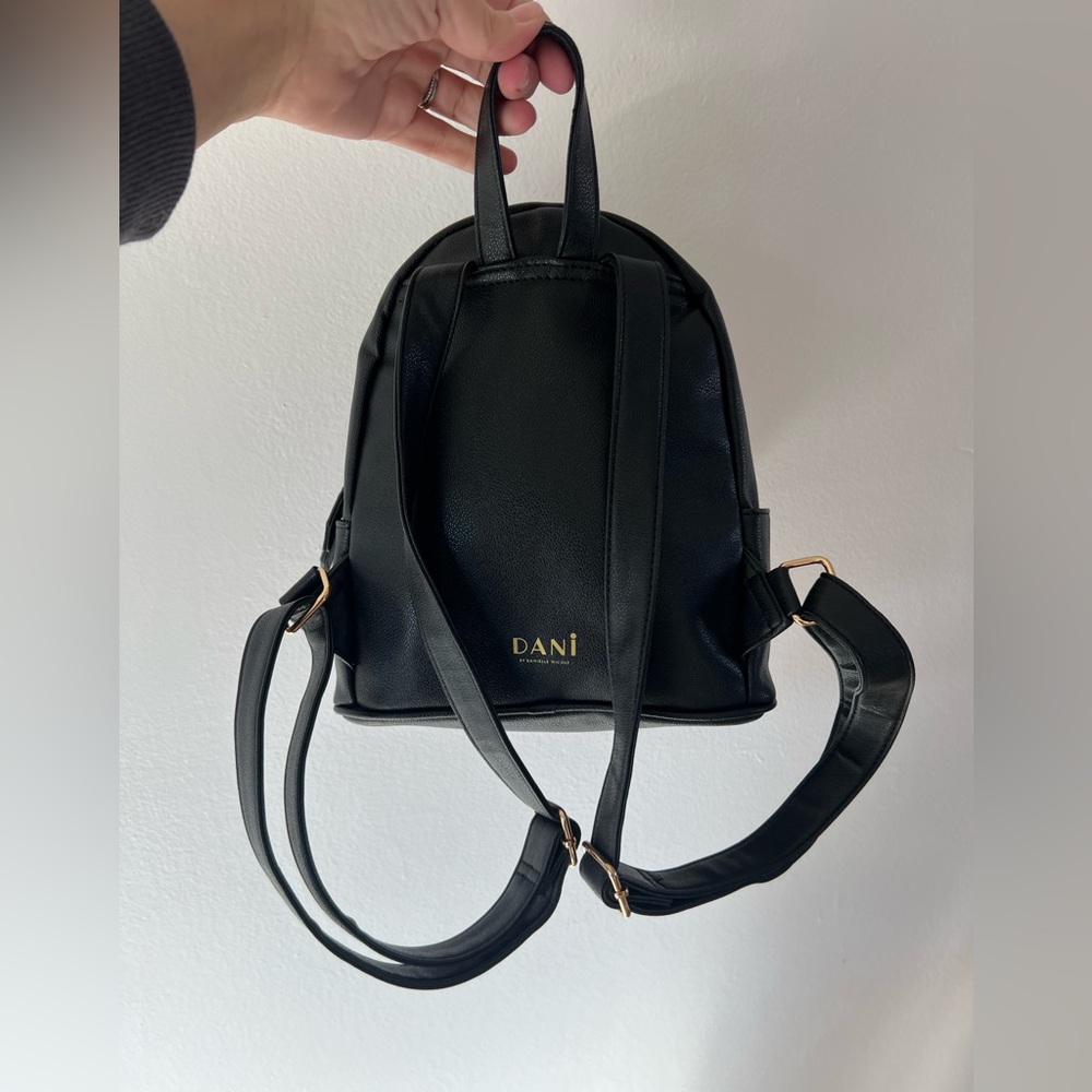 Disney Dani By Danielle Nicole Black Mickey Mouse Mini‎ Backpack With Mouse Ears - Picture 8 of 13